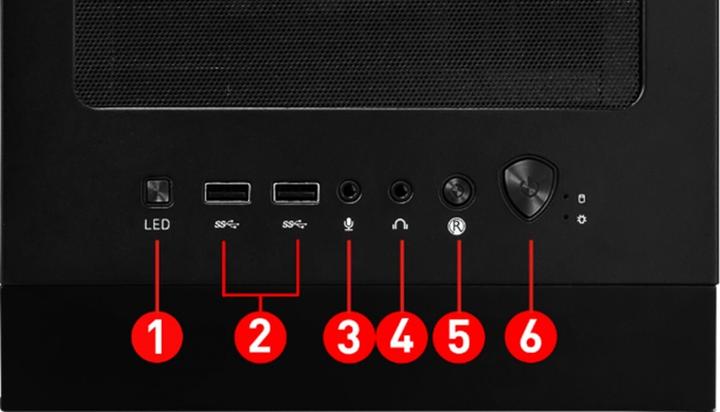 Image du produit MSI Mag Forge 120A Airflow (ATX, mATX, Mini-ITX)