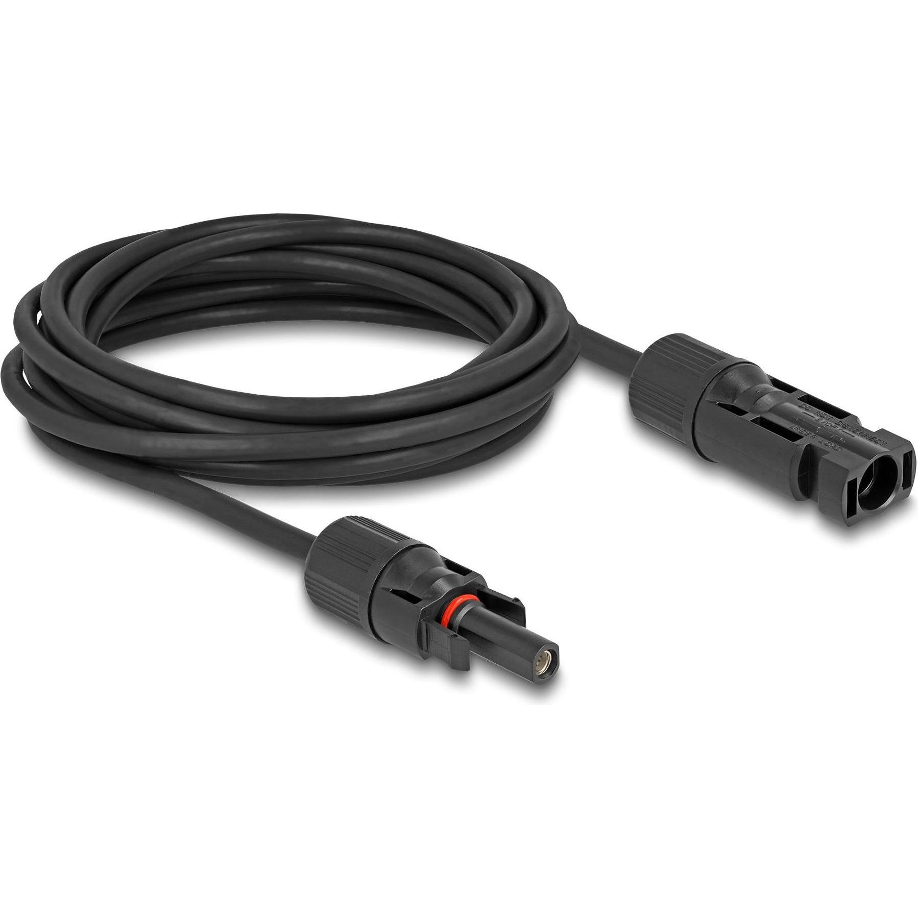 Thumbnail - Delock, Zubehör Solarenergie, Anschlusskabel Stecker zu Buchse 4 mm², 5 m (Solarstecker)