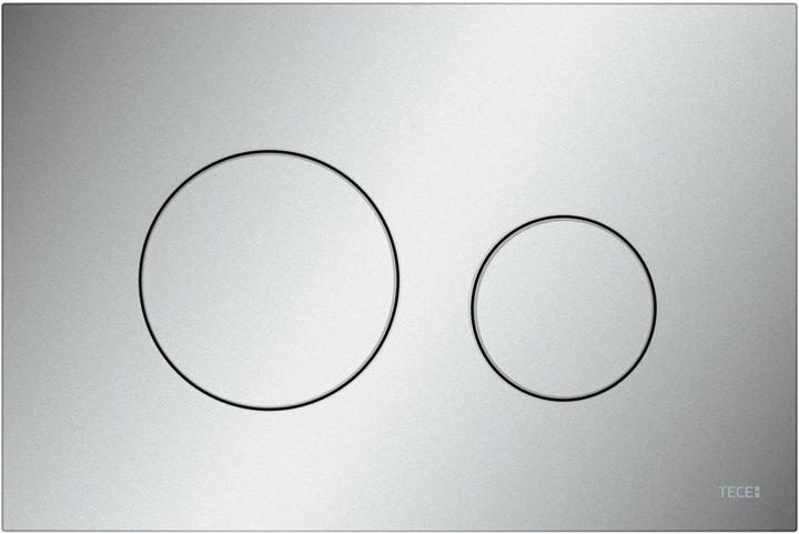 TECE TECEloop WC-Betätigungsplatte Kunststoff für Zweimengentechnik (chrom matt)