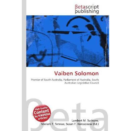 Vaiben Solomon, Fachbücher von Susan F. Marseken, Miriam T. Timpledon, Lambert M. Surhone