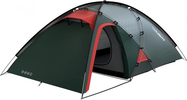 Husky Extreme Felen Lichtgewicht - Groen - 2 Persoons (Tunnel tent, 4.70 kg, 3 persons)