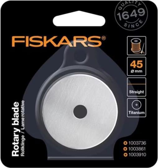 Actual product image Fiskars Roller blade 45mm straight cut