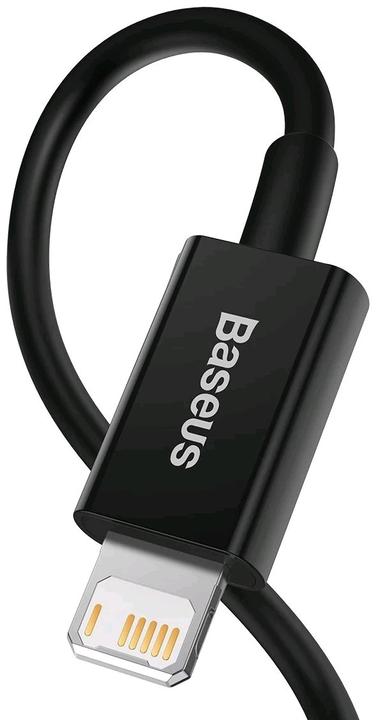 Actual product image Baseus Superior Series Cable USB to iP 2.4A 2m (black) (2 m, USB 2.0)