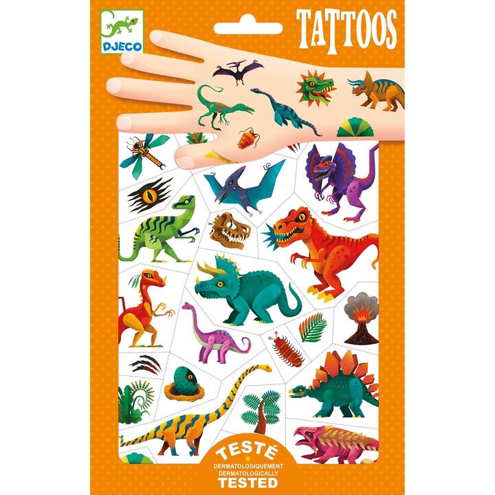 Actual product image Djeco Tattoos Dino Club