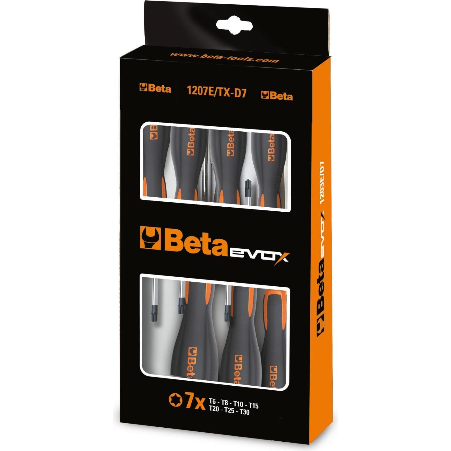 BETA, Cacciavite, 1207E/TX-D7 Serie Giraviti Evox 7