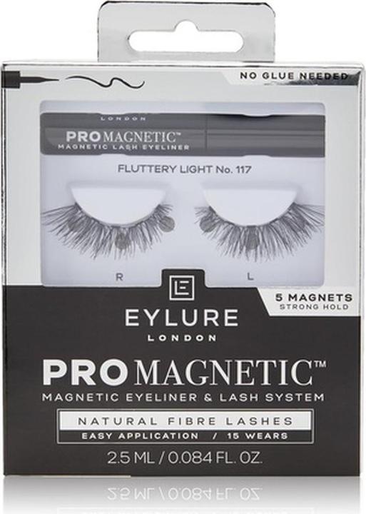 Eylure Luxe Pro Magnetic Nr. 117 Falsche Wimpern Flattery Light 1 Paar (Künstliche Wimpern)