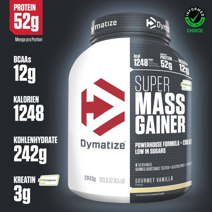 Produktbild Dymatize Super Mass Gainer (Vanille, 1 Stk., 2943 g)