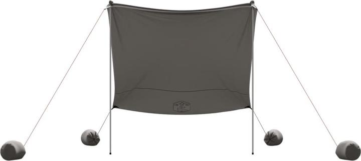 Produktbild VidaXL Strand-Schattenzelt mit Sandsäcken 304 x 300 cm (Strandzelt + Strandmuschel, 0.18 kg, 8 Personen)