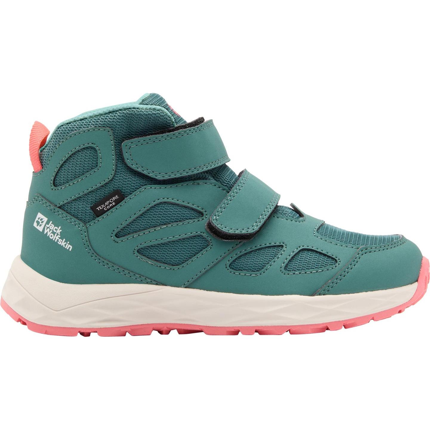Jack Wolfskin, Wanderschuhe, Woodland 2 Texapore Mid Vc K (27), Grün
