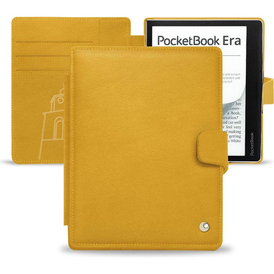 Noreve Lederschutzhülle Wallet, eReader Zubehör, Gelb