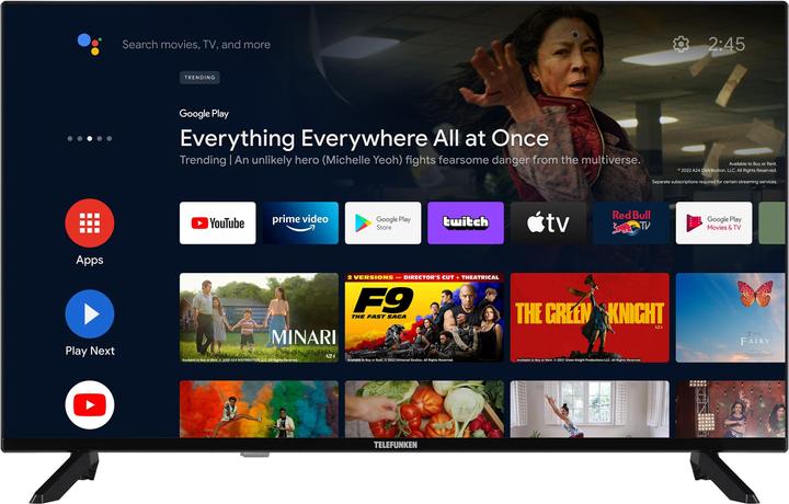 Actual product image Telefunken QLED TV 32 inch TV Full HD Android TV (HDR Smart TV, triple tuner) QF32AN750S (32", QLED, Full HD)