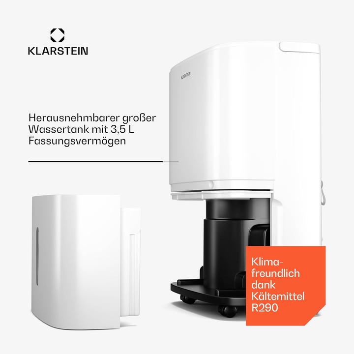 Produktbild Klarstein Luftentfeuchter mit Auto-Swing & Timer (22 m²)