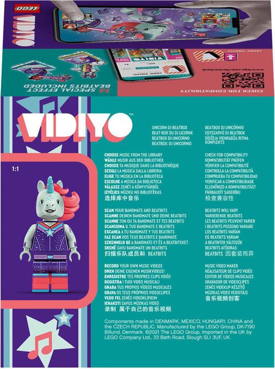 Image du produit LEGO Unicorn DJ BeatBox (43106, LEGO Vidiyo)
