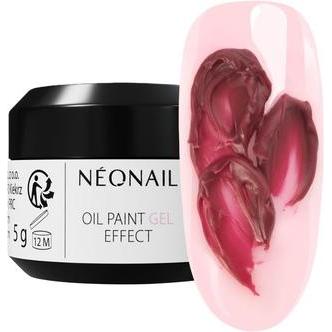 Neonail, Smalto per unghie, Nonail Oil Paint Gel Effect Painted Passion Red 3D Sculpture Nail Design (Smalto per unghie effetto gel)