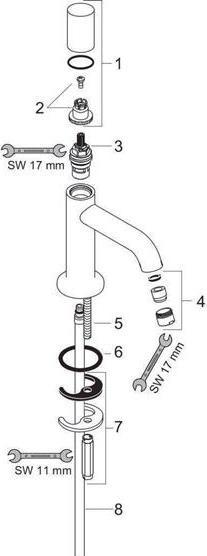 Produktbild Axor Standventil 38130000
