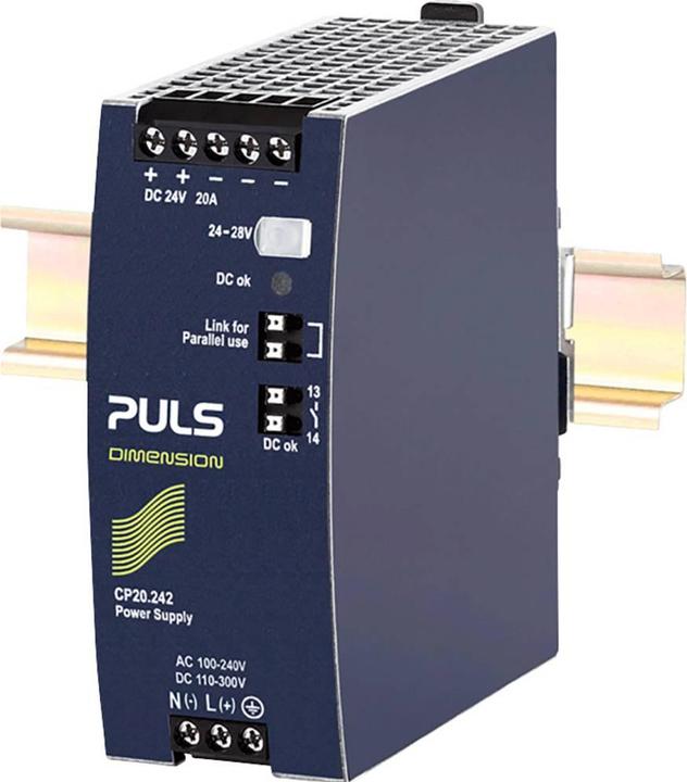 PULS DIN rail power supply (DIN rail) 24 V 20 A 480 W 1 x