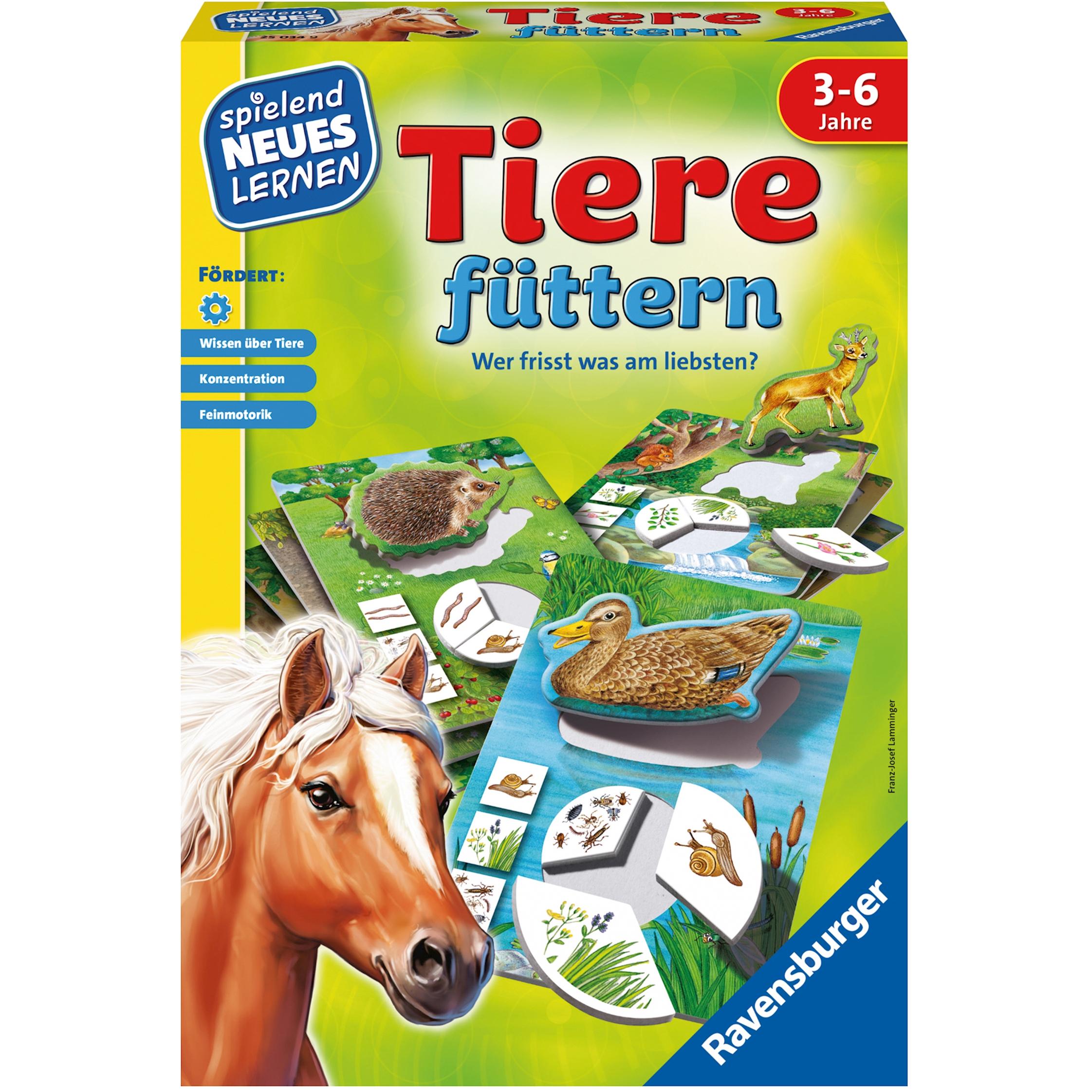 Ravensburger Lernspiel Tiere füttern (Deutsch)