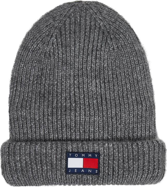 Image du produit Tommy Hilfiger TJW Soft Beanie Dames Muts - Grijs - One Size (Taille unique)