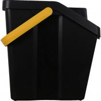 Produktbild Tontarelli vertikaler Abfalleimer mit asamoda28l gelb/schwarz (28 l)