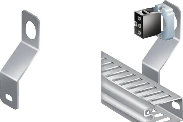 Actual product image Schneider Electric Cable duct support, for use with NSYSPCP (Duct, 1.15 cm)