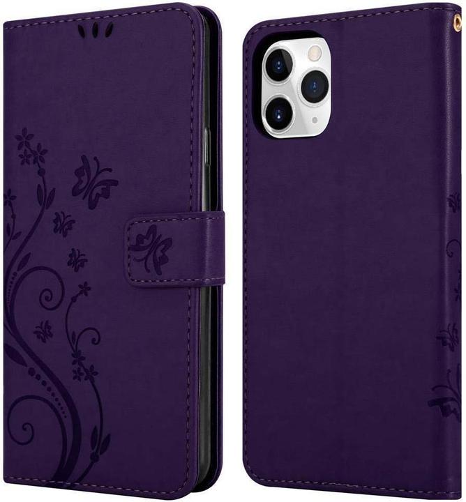 Actual product image Cadorabo Flower Book Cover (Apple iPhone 11 Pro Max)