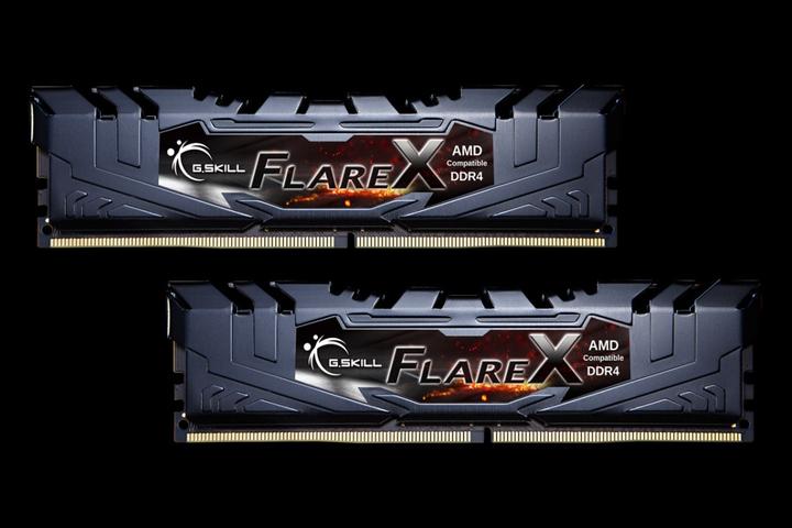 Image du produit G.Skill Flare X (for AMD) F4-3200C16D-16GFX Module mémoire 16 Go DDR4 3200 MHz (2 x 8GB, 3200 MHz, RAM DDR4, DIMM)
