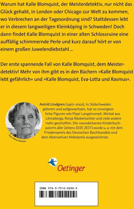 Actual product image Kalle Blomquist 1 Meisterdetektiv (Taschenbuch) (German, Astrid Lindgren, 2022)