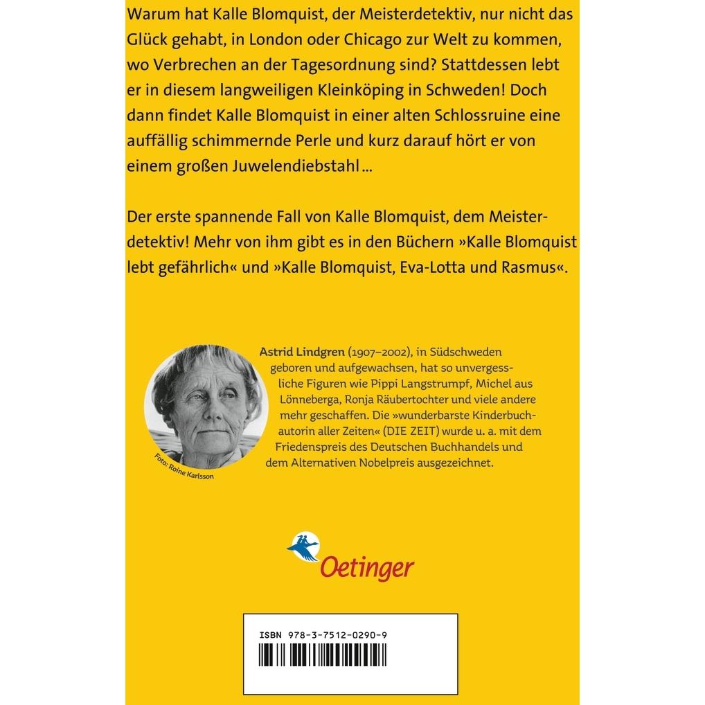Thumbnail - Kalle Blomquist 1 Meisterdetektiv (Taschenbuch), Kinderbücher von Astrid Lindgren, Cäcilie Heinig, Jutta Bauer