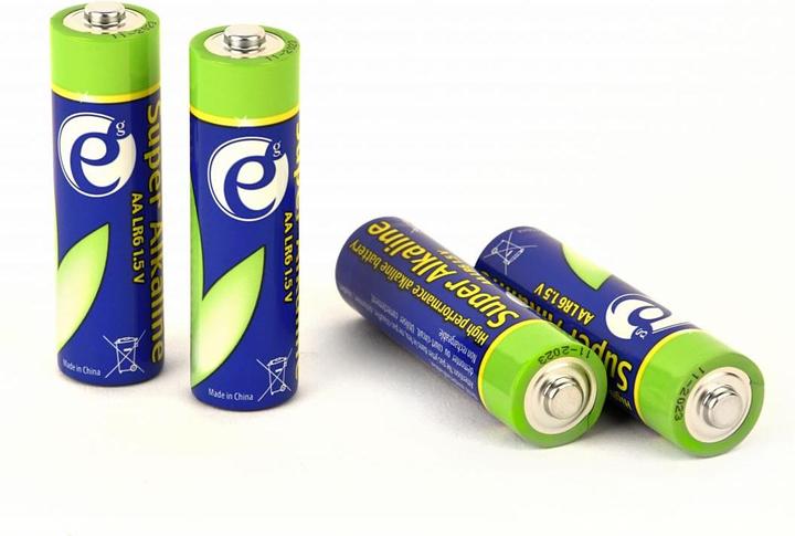 Actual product image Gembird EG-BA-AA4-01 - Disposable battery - AA - Alkaline - 1.5 V - 4 piece(s) (4 pcs., AA, 2900 mAh)