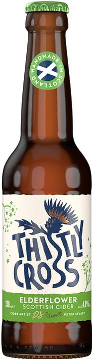 Produktbild Thistly Cross Elderflower (Holunder) Cider (12 x 33 cl)