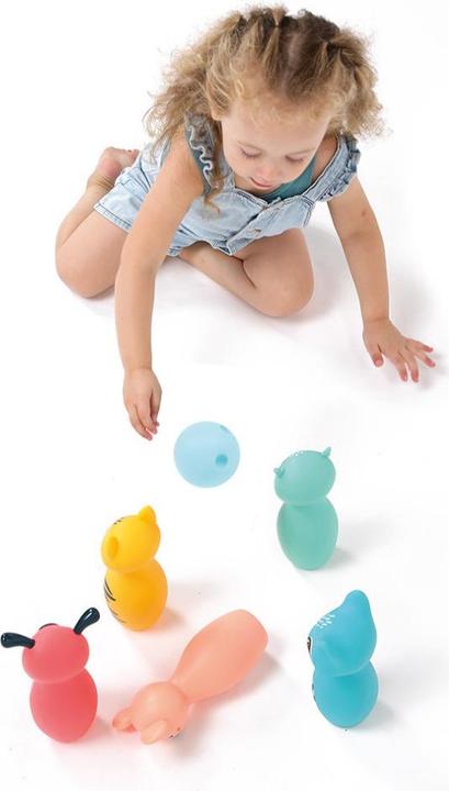 Actual product image LUDI Bowling Game - Animal - (LU30136) (French)