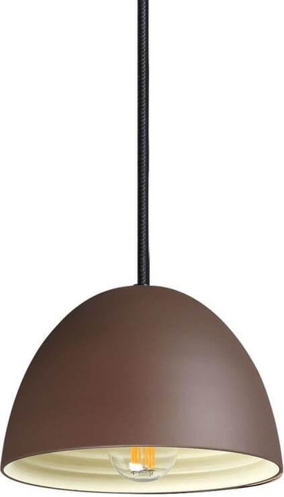 Immagine prodotto Ideal lux FOLK lampada a sospensione E27 ⌀180mm dimmerabile color ruggine 174204 (E27)