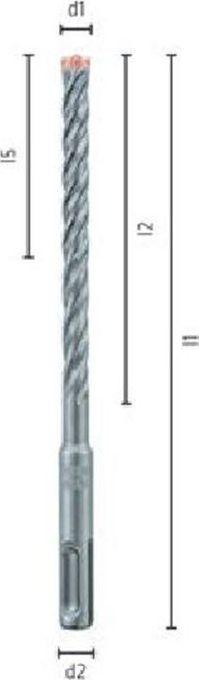 Actual product image Alpen SDSplus hammer drill FORCE cutting (18 mm)