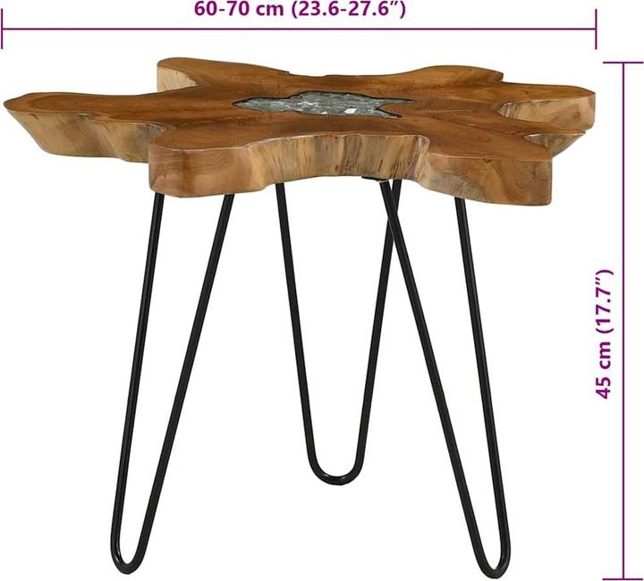 Image du produit vidaXL Beistelltisch (70 x 70 x 45 cm)