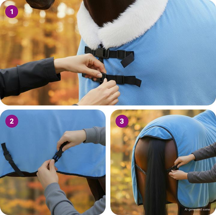 Produktbild vidaXL Pferdedecke (95 cm)
