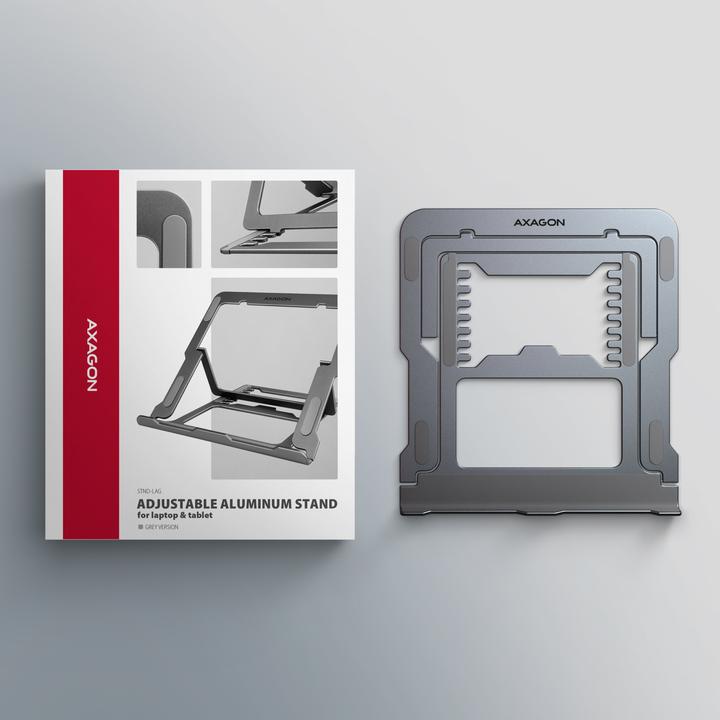 Produktbild Axagon STND-LAG Ständer für Laptops und Tablets Grau