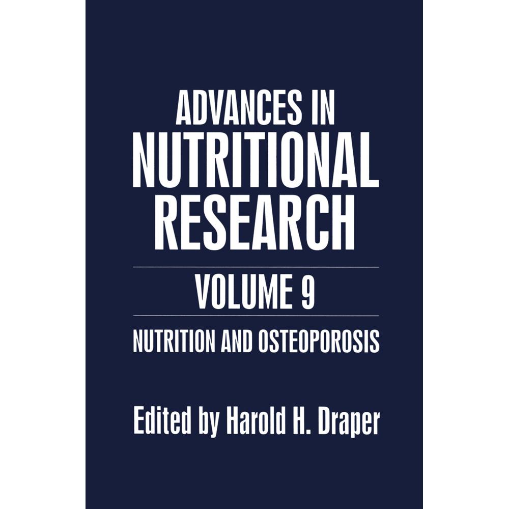 Nutrition and Osteoporosis, Fachbücher von Harold H. Draper