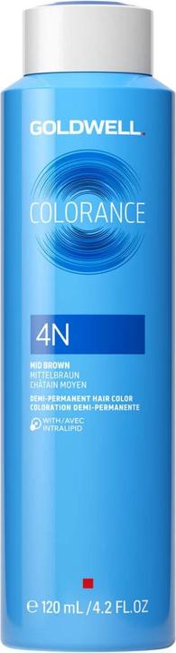 Actual product image Goldwell COLORANCE demi-permanent hair colour #4N 120 ml (4N)