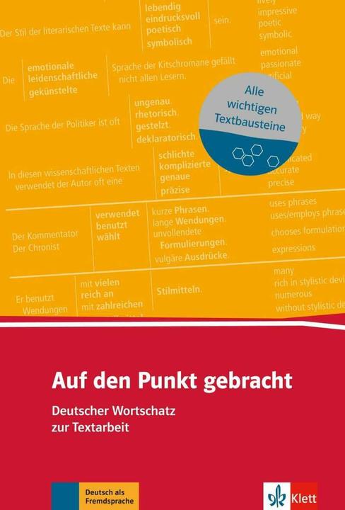 Produktbild Auf den Punkt gebracht (Deutsch, Ernst Klett Sprachen, 2013)