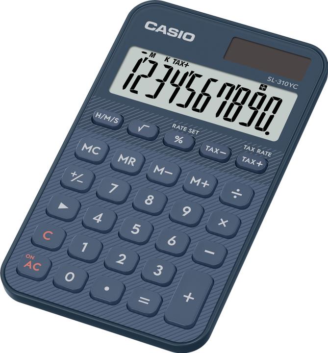 Actual product image Casio SL-310YC-NY nachtblau (Batteries, Solar cells)