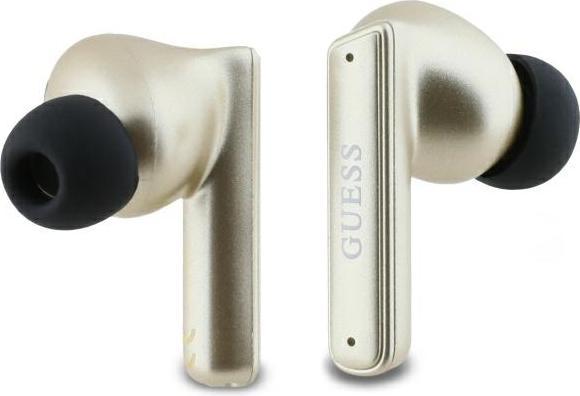 Produktbild Guess słuchawki Bluetooth GUTWST88MCTGD TWS + stacja dokująca złoty/gold Capsule Printed Logo (26 h, Kabellos)