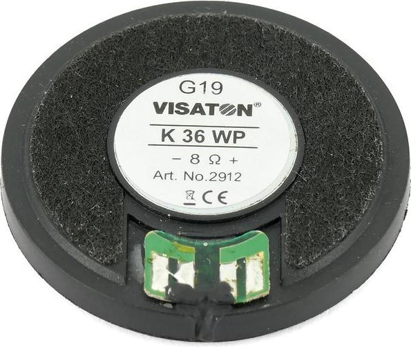 Image du produit Visaton Haut-parleur miniature K36WP 8Ohm 36mm