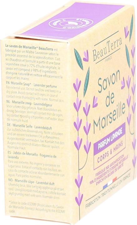 Actual product image BeauTerra Lavender Solid Marseille (100 g)