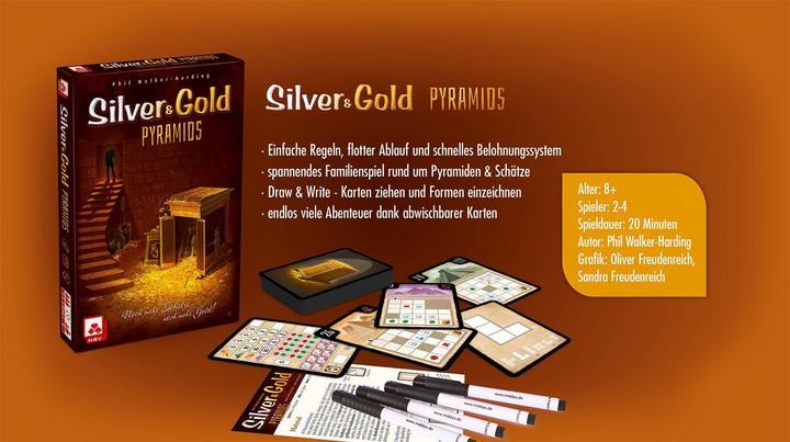 Productafbeelding NSV Silver & Gold Pyramids - het spel voor eindeloze avonturen (Duits)