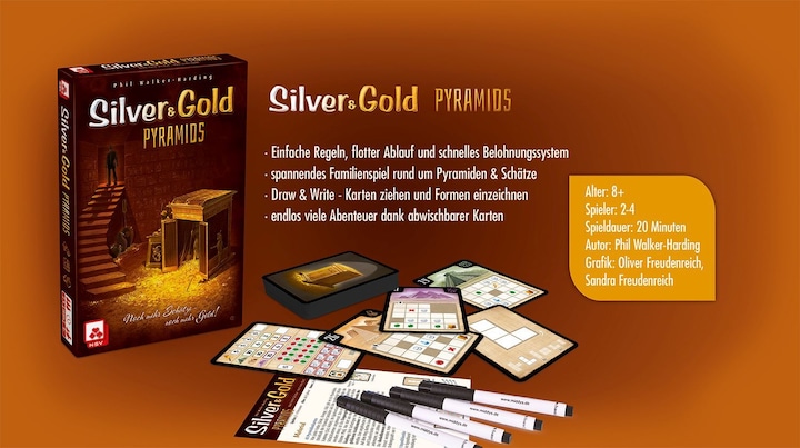 Productafbeelding NSV Silver & Gold Pyramids - het spel voor eindeloze avonturen (Duits)