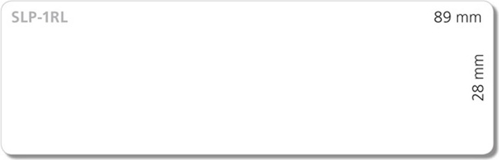 Actual product image Seiko Address labels white SLP-1RL 28 mm x 89 mm, 100 x 130 labels