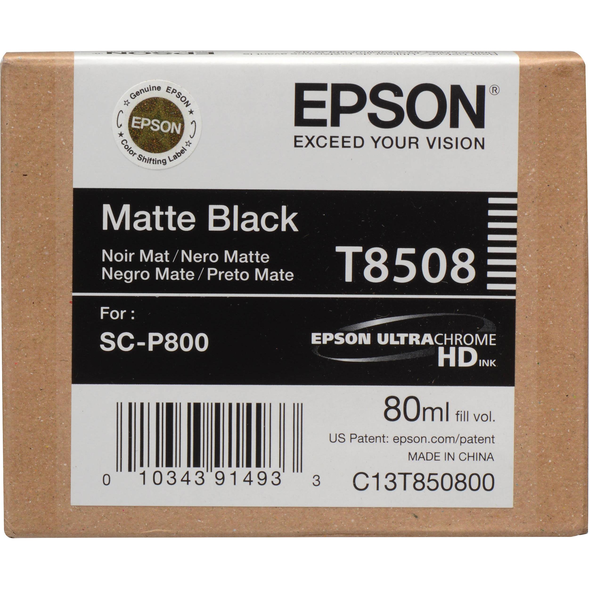 Thumbnail - Epson, Druckerpatrone, T8508 UltraChrome HD (MBK)