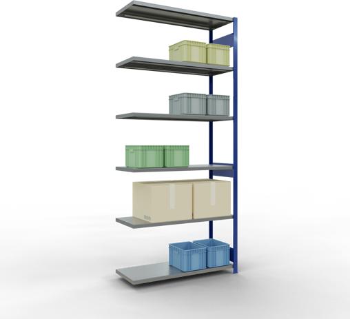 Immagine prodotto Schulte Lagertechnik MULTIplus250 sistema di alloggiamento aggiuntivo senza bulloni con bulloni di lunghezza