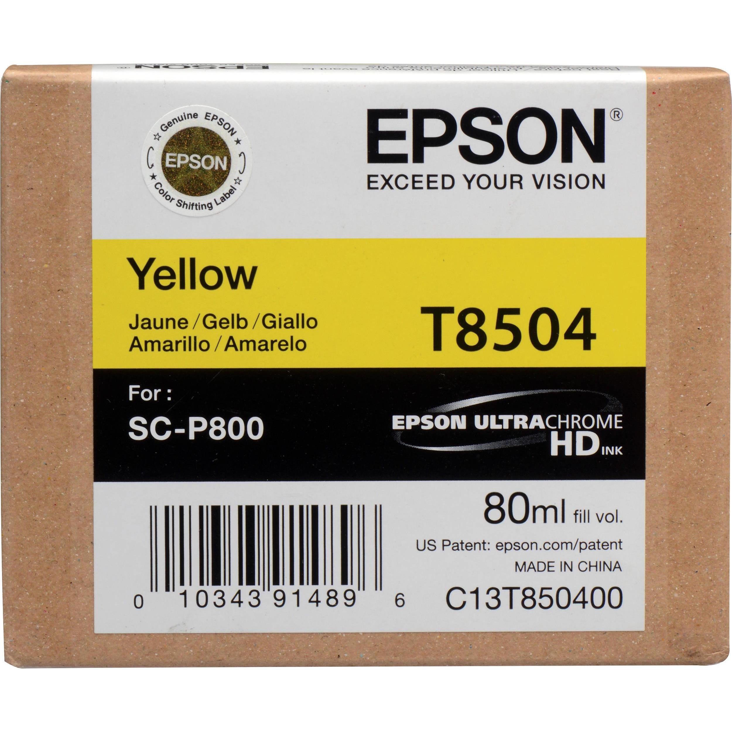 Thumbnail - Epson, Druckerpatrone, T8504 UltraChrome HD (Y)