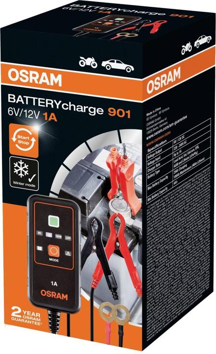 Image du produit Osram Chargeur de batterie (12V, 6V, 1 A)